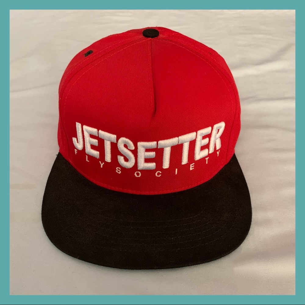 Red snapback hat - FlySociety